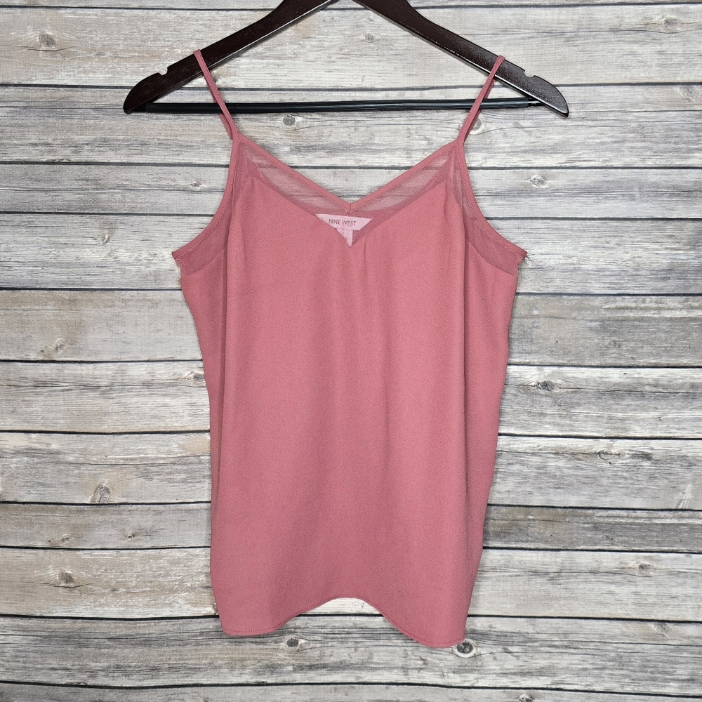 New Dressy Nine West Tank top, XS, Coral